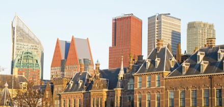 Holland-The skyline of The Hague