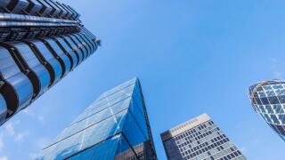 England, London, City, The Leadenhall Building and Lloyds Building
