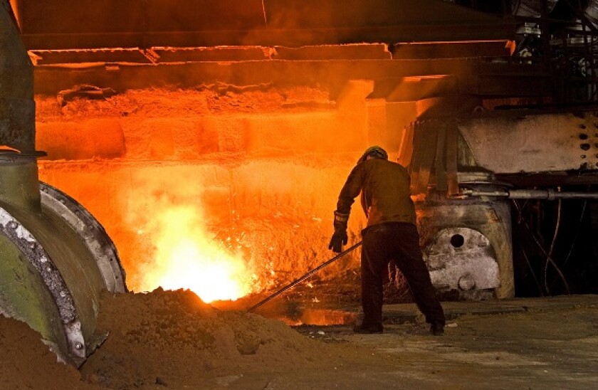 Blast furnace steel from Alamy 20Oct23 575x375