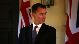 Britain's Foreign Secretary Jeremy Hunt gives a press conference at the Royal Botanic Garden in Edinburgh, Scotland July 20, 2018. David Cheskin/Pool via Reuters