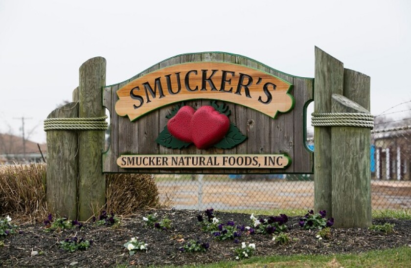 A logo sign outside of a facility occupied by Smucker Natural Foods, Inc., a subsidiary of the The J. M. Smucker Company, in Havre De Grace, Maryland 