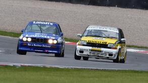 Tony Hart, Will Nuthall, Renault 5 GT Turbo, Chris Boardman, Paul Hogarth, BMW E30 M3, Historic Touring Car Challenge, HTCC, Tony Dron Trophy, Doningt