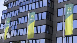 Illustration picture shows the headquarters of Crelan bank in Brussels, Thursday 12 July 2018. BELGA PHOTO NICOLAS MAETERLINCK