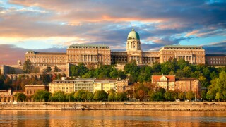 Buda Castle Hill with the Danube, Budapest, Hungary