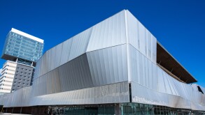 Spain, Barcelona, the CCIB (Convention Center) of the architect Josep Lluis Mateo