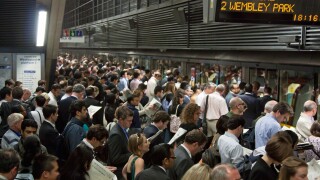 Jubilee Line Platform - Canary Wharf Underground Station - London