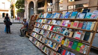 Book market in Havana, Cuba