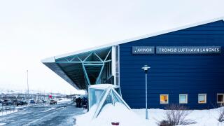 Tromso, Norway. Tromso airport.