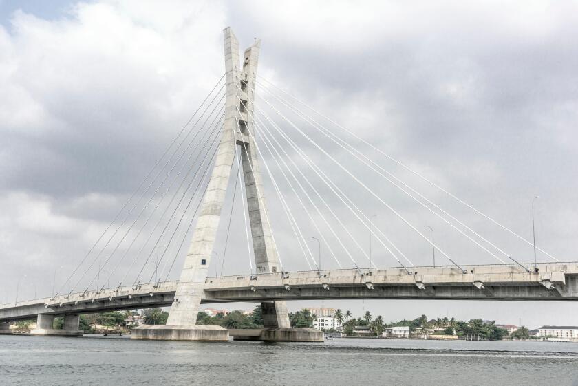 Lekki-Ikoyi Bridge, Lagos, Nigeria, West Africa