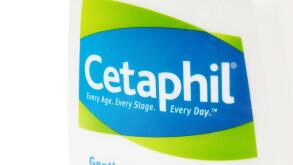 Melbourne,Australia-May 10,2015: Cetaphill bottle on white. Cetaphil is well known brand and  is the Gentle Skin Cleaner.