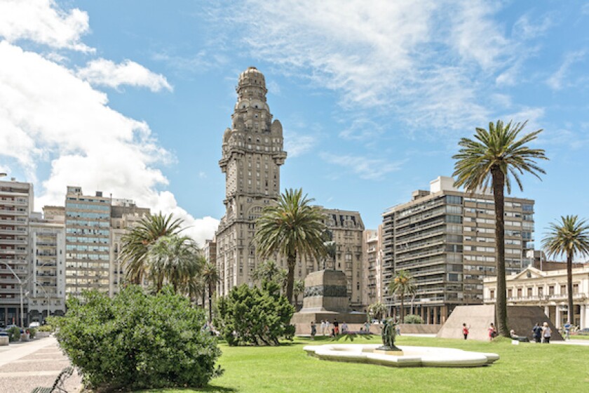 Uruguay, Montevideo, Plaza de la Independencia, LatAm, 575