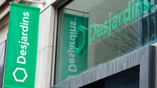 Montreal, Canada. 24th Feb, 2021. A Caisse Desjardins branch is seen, Wednesday, February 24, 2021 in Montreal. Credit: The Canadian Press/Alamy Live News