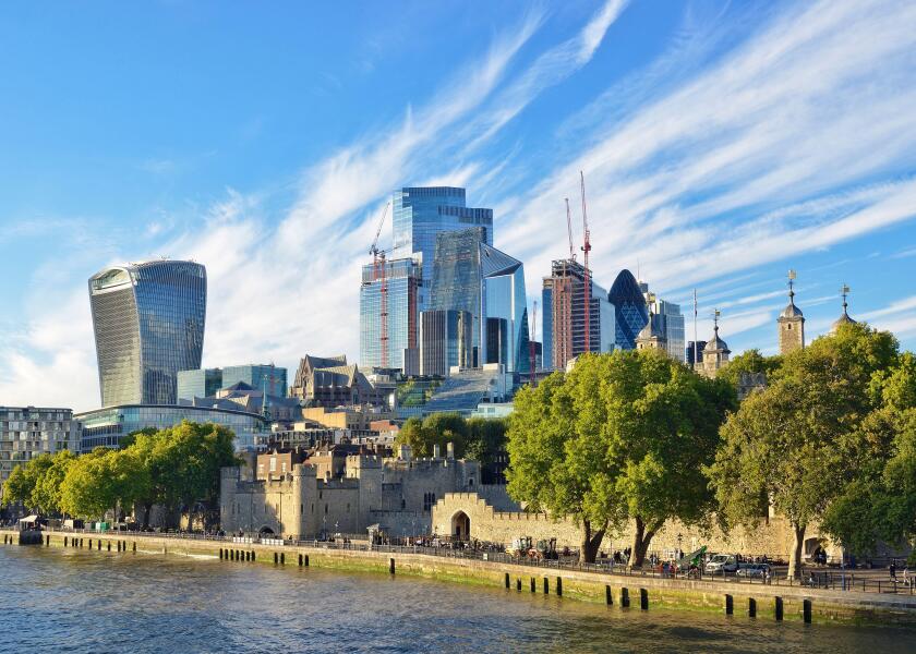 City of London Skyline, England, United Kingdom