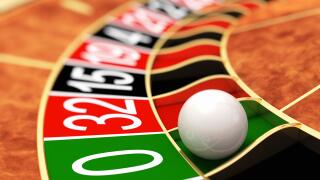 Casino roulette. Zero