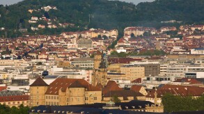 Germany, Baden-Wurttemberg, Stuttgart, Old Castle from Uhlandshohe
