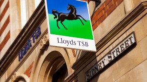 Lloyds TSB bank sign, Cambridge UK