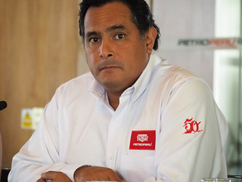 Carlos Barrientos, Petroperu, LatAm, 575, Peru, oil, gas, refinery, CEO