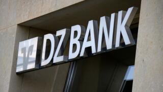 Markenname: "DZ Bank", Berlin.