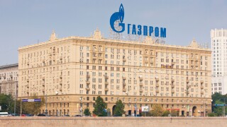 Building Gazprom in Moscow, Russian Federation