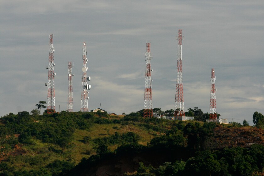 Telecoms masts in Uganda