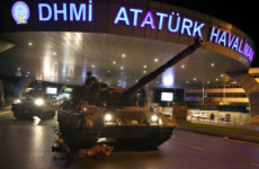 Turkey coup tank Airport PA 230x150