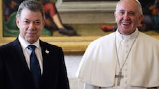 Juan Manuel Santos, Colombia, Pope, LatAm