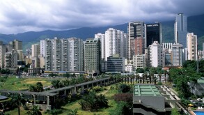 Skyline of Downtown Caracas Venezuela