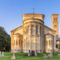 19th century St Mary and St Nicholas' parish church in Wilton built in Italianate Romanesque architecture, Wilton, Wiltshire, England, UK