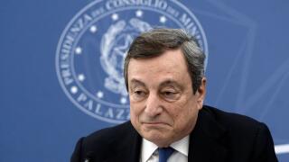 Italy, Rome, May 20, 2021 : Italian prime Minister Mario Draghi in press conference on the 'Decree on enterprises, labour and professions" to quell th
