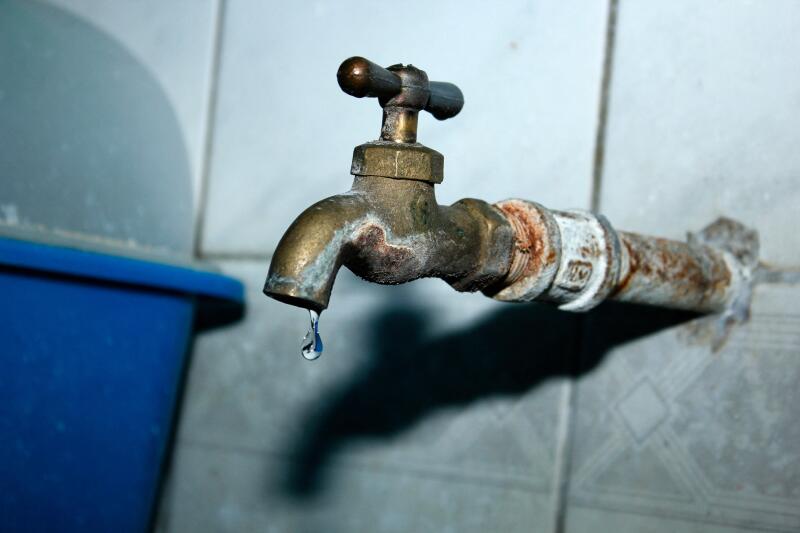 Little Drops of Water in Faucet
