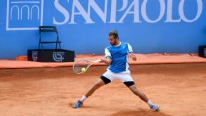 Turin, Italy, Italy. 14th May, 2023. Italy, Turin 14/05/23.Circolo della Stampa Sporting .ATP Challenger 175 Qualifiers.Piedmont Open Intesa Sanpaolo.Andrea Gola (Credit Image: © Tonello Abozzi/Pacific Press via ZUMA Press Wire) EDITORIAL USAGE ONLY! Not 