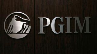 The logo of PGIM is seen at the entrance of the compan's office in Tokyo, Japan, April 5, 2017. Picture taken April 5, 2017. REUTERS/Issei Kato