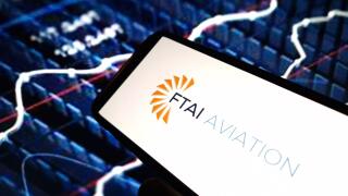 Konskie, Poland - December 08, 2024: FTAI Aviation company logo displayed on mobile phone