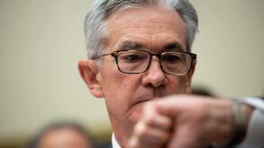 Chair of the Federal Reserve Jerome Powell testifies before the House Financial Services Committee on Capitol Hill in Washington, DC, U.S. on July 10, 2019. Credit: Stefani Reynolds/CNP /MediaPunch