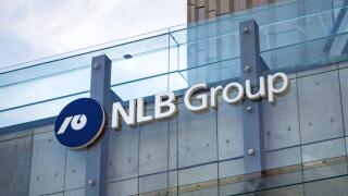 LJUBLJANA, SLOVENIA - 6 October 2023: NLB bank nova ljubljanska banka is one of the largest Slovenian bank