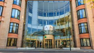 A daytime view of the BNP Paribas Corporate London Office, London England UK