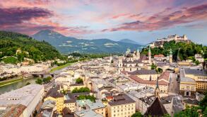 Old city of Salzburg, Austria