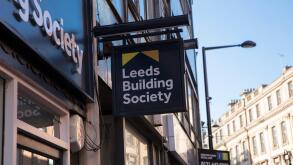 Derby, Derbyshire, UK: October 2018: Leeds Building Society