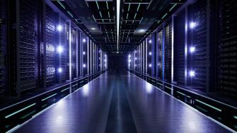 Data Center with Servers.