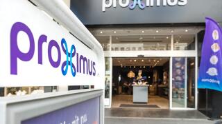 Proximus mobile network store in Belgium