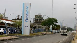 camacari, bahia / brazil - july 7, 2017: View of Braskem factory at the Industrial Pole of Camacari. *** Local Caption ***