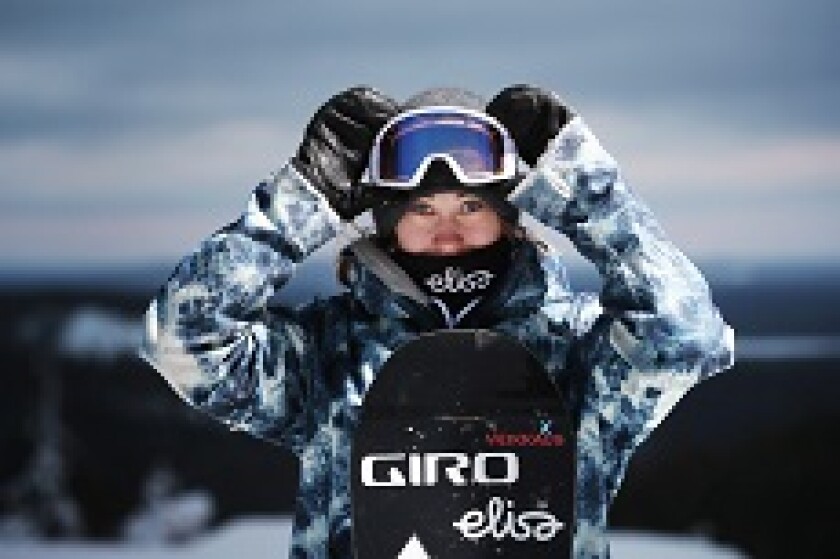 Elisa sponsored snowboarder