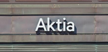 Helsinki, Finland ? September 9. 2024: Aktia logo sign. Aktia is a finnish asset manager, bank and life insurer.