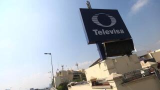 The logo of broadcaster Televisa is seen outside its headquarters in Mexico City, Mexico, March 9, 2017.  REUTERS/Edgard Garrido