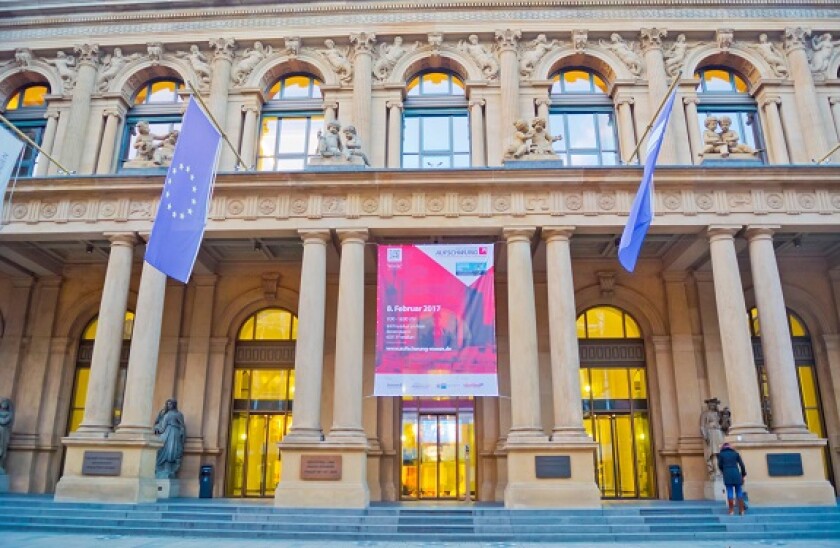 Frankfurter Borse, IHK Frankfurt am Main, Frankfurt Stock Exchange, Borsenplatz, Frankfurt am Main, Hesse, Germany