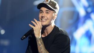 Justin Bieber performs on stage during the Capital FM Jingle Bell Ball 2015 held at The O2 Arena, London. 
Photo credit should read: Doug Peters EMPICS Entertainment
