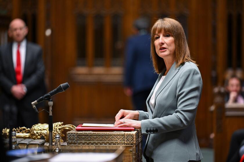 ONE EDITORIAL USE ONLY. NO SALES. NO ARCHIVING. NO ALTERING OR MANIPULATING. NO USE ON SOCIAL MEDIA UNLESS AGREED BY HOC PHOTOGRAPHY SERVICE. MANDATORY CREDIT: House of Commons Handout photo issued by the House of Commons of Chancellor of the Exchequer Ra