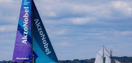 AkzoNobel Ocean Racing during the Ocean race Europe Prologue on May 28, 2021 off Lorient, France - Photo Thomas Deregnieaux / DPPI / LiveMedia