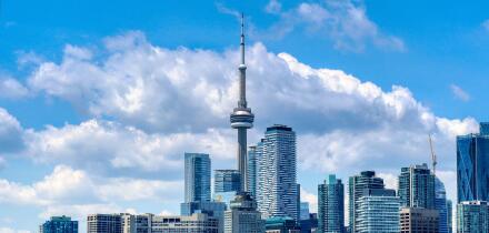 Toronto City Skyline Ontario Canada
