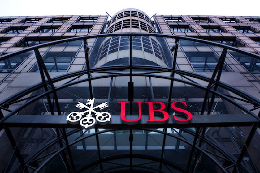 The UBS building on Broadgate in the central London